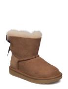 T Mini Bailey Bow Ii Vinterstøvletter Brown UGG