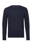 Mmglaporte Nep Knit Tops Knitwear Round Necks Navy Mos Mosh Gallery