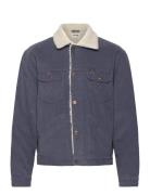 124Mj Sherpa Dongerijakke Denimjakke Blue Wrangler