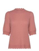 Fqgina-Pullover Tops Knitwear Jumpers Pink FREE/QUENT