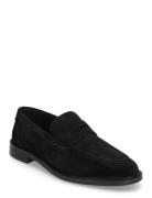 Lozham Loafer Mokasiner Lave Sko Black GANT