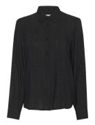 Kasabrina Shirt Tops Shirts Long-sleeved Black Kaffe