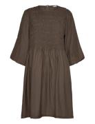 Srtori Dress Kort Kjole Brown Soft Rebels