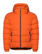 Hooded Sports Puffer Jacket Fôret Jakke Orange Superdry