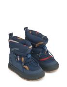 Zoey Snowboot Vinterstøvletter Pull On Navy Liewood