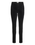 Joliefv Pure Bottoms Trousers Slim Fit Trousers Black FIVEUNITS