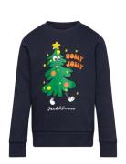 Jjxmas Jolly Sweat Crew Neck Jnr Tops Sweat-shirts & Hoodies Sweat-shi...