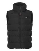 Sports Puffer Gilet Vest Black Superdry