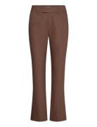 Mmellen Night Pant Bottoms Trousers Straight Leg Brown MOS MOSH