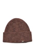 Mmglaporte Melange Knit Hat Accessories Headwear Beanies Brown Mos Mos...