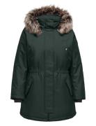 Carirena Parka Coat Otw Outerwear Parka Coats Green ONLY Carmakoma