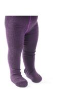 Wool Tights, Off-White Tights Purple Smallstuff