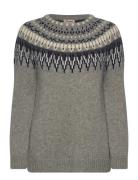 Veda Jumper Tops Knitwear Jumpers Grey Jumperfabriken