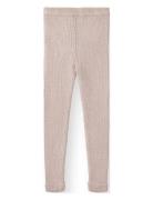 Benna Rib Leggin Bottoms Leggings Pink Fliink