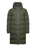 Alta Longer Puffer Jacket W3T4 Fôret Kåpe Khaki Green Rains