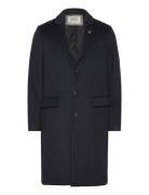 Wool Classic Overcoat Ullfrakk Frakk Navy Scotch & Soda