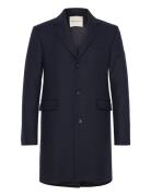 Classic Wool Coat Ullfrakk Frakk Navy GANT