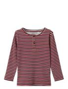 Nmmlabela Ls Slim Top Tops T-shirts Long-sleeved T-shirts Red Name It