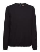 Sc-Marica Tops Blouses Long-sleeved Black Soyaconcept