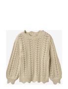 Nova Pullover Tops Knitwear Pullovers Cream Fliink