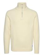 Mablimey 73 Tops Knitwear Half Zip Jumpers White Matinique