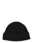 Ribbed Beanie Accessories Headwear Beanies Black Monki