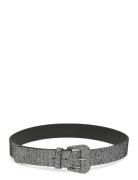 Pcrimmi Glitter Waist Belt Belte Silver Pieces