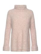 Emilie Chunky Sweater Tops Knitwear Turtleneck Beige Ella&il