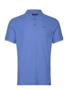 M Polo Pike Designers Polos Short-sleeved Blue J. Lindeberg