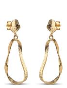 Aloma Small Earring Øredobber Smykker Gold Enamel Copenhagen