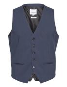 Men's Waistcoat For Suit Dressvest Blue Lindbergh