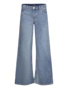 Imoo Low Waist Wide Leg Jeans Bottoms Jeans Wide Blue Monki