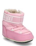 Mb Crib Nylon Vinterstøvletter Pull On Pink Moon Boot