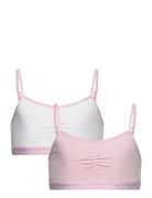 2T-2Pk Bralettes Night & Underwear Underwear Tops Pink Polo Ralph Laur...