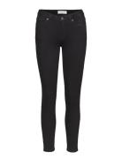 Slfida Mw Skinny Black Jeans U Noos Bottoms Jeans Skinny Black Selecte...