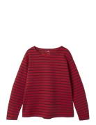 Nkfloa Nreg Ls Top Tops T-shirts Long-sleeved T-shirts Red Name It