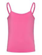 Strap Top Tops T-shirts Sleeveless Pink Rosemunde Kids