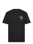 Football Wheel Graphic T-Shirt Tops T-shirts Short-sleeved Black Lyle ...