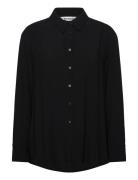 Srfreedom Loose Shirt Tops Shirts Long-sleeved Black Soft Rebels