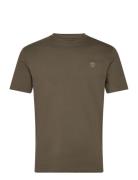 Short Sleeve Tee Designers T-shirts Short-sleeved Khaki Green Timberla...