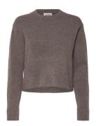 Sweater Tops Knitwear Jumpers Brown Weekday