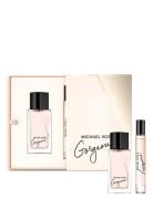 Gift Set Gorgeous! Edp + Purse Spray Parfyme Sett Nude Michael Kors Fr...