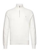 32/2 Cotton-Lsl-Plo Tops Knitwear Half Zip Jumpers White Polo Ralph La...