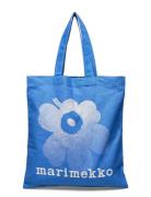 Vankka Unikko Placement Bags Totes Blue Marimekko