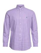 50/1 Bistrch Poplin-Cubdppcs Tops Shirts Casual Purple Polo Ralph Laur...