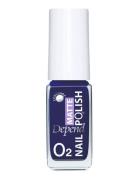 Minilack Oxygen Färg A780 Neglelakk Sminke Blue Depend Cosmetic