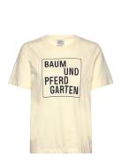 Jawo Tops T-shirts & Tops Short-sleeved Yellow Baum Und Pferdgarten