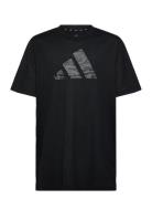 J Tr-Es Cam Te Tops T-shirts Short-sleeved Black Adidas Sportswear