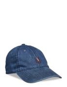 Indigo Denim Ball Cap Accessories Headwear Caps Blue Polo Ralph Lauren