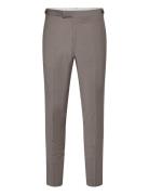 Harley Designers Trousers Formal Beige Reiss